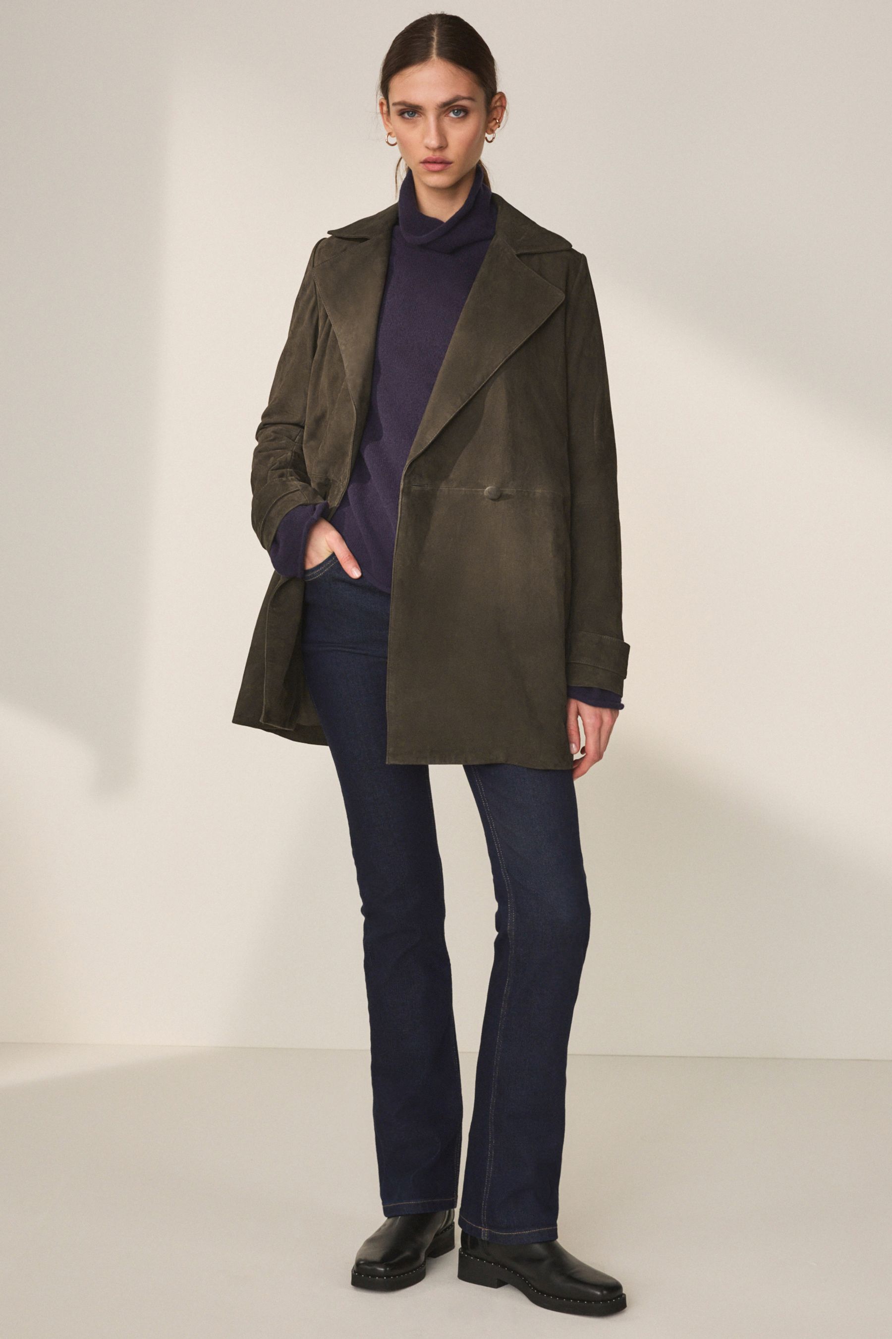 Trench daim kaki 2025