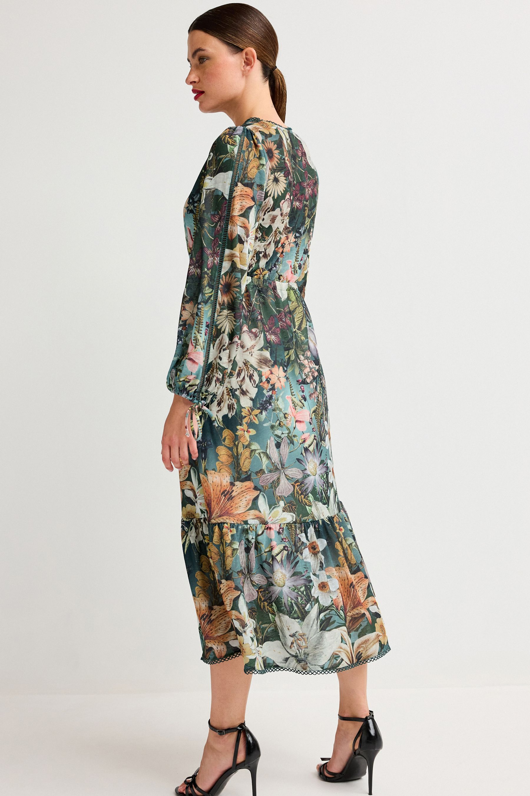 Next floral wrap dress cheap