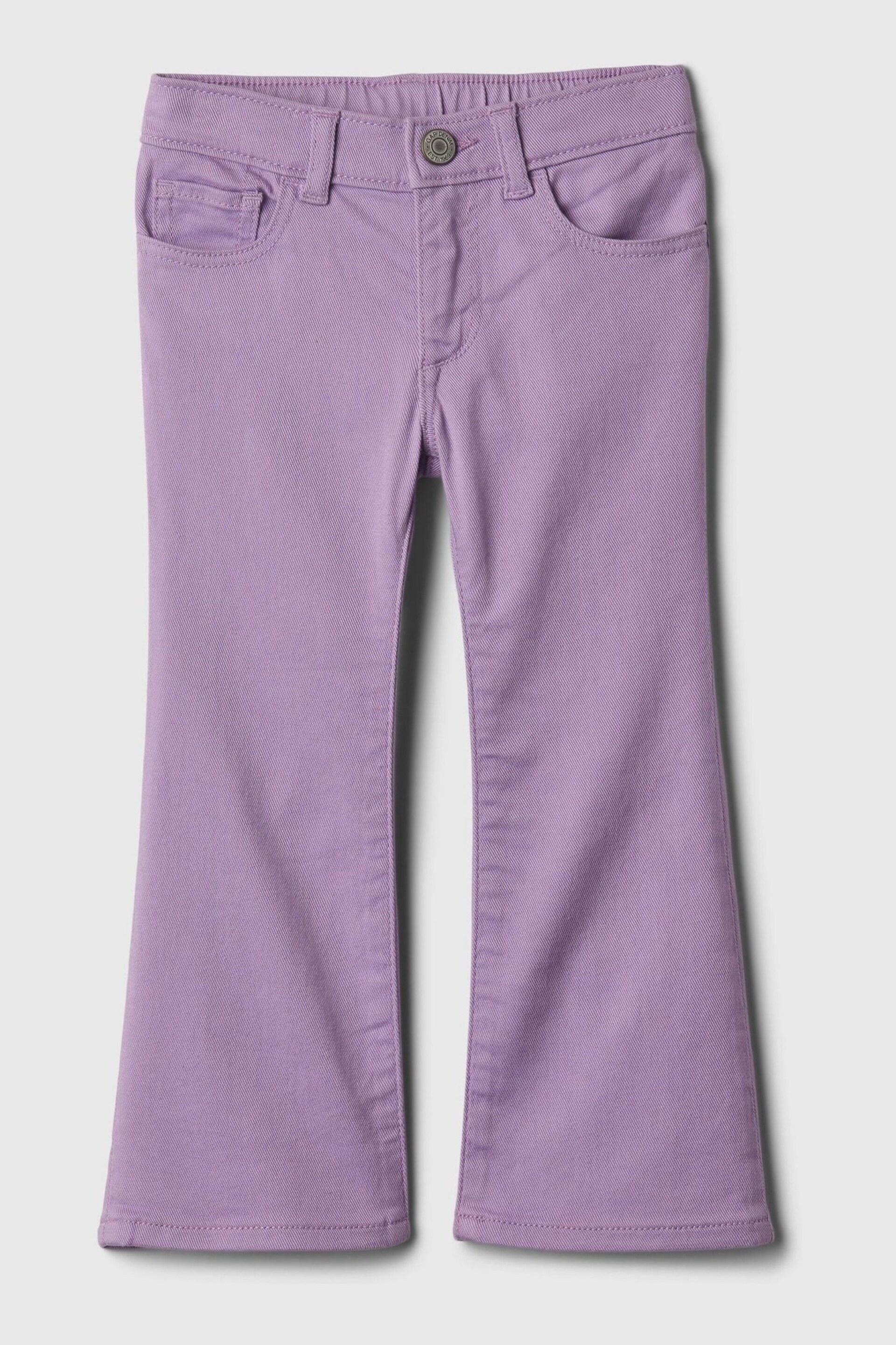 Gap Purple 70s Flare Washwell Jeans (6mths-5yrs) - Image 1 of 2