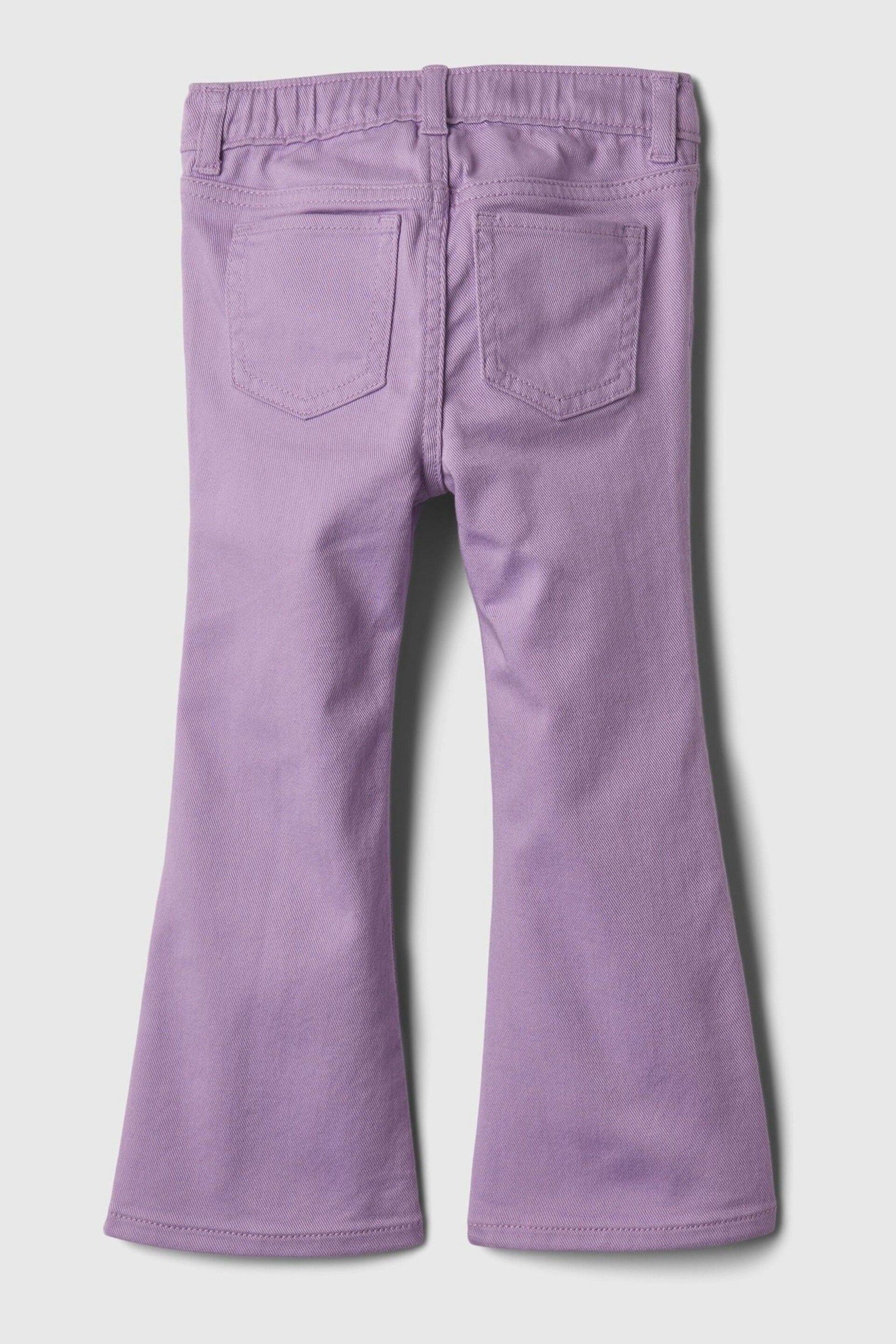Gap Purple 70s Flare Washwell Jeans (6mths-5yrs) - Image 2 of 2