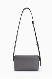 AllSaints Grey Cross-Body Francine Bag - Image 3 of 7