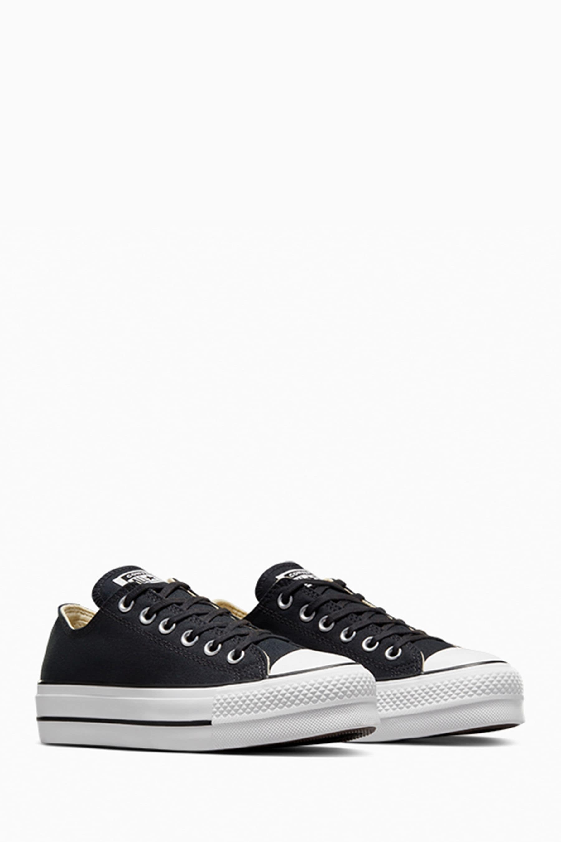 Platform converse black and white outlet