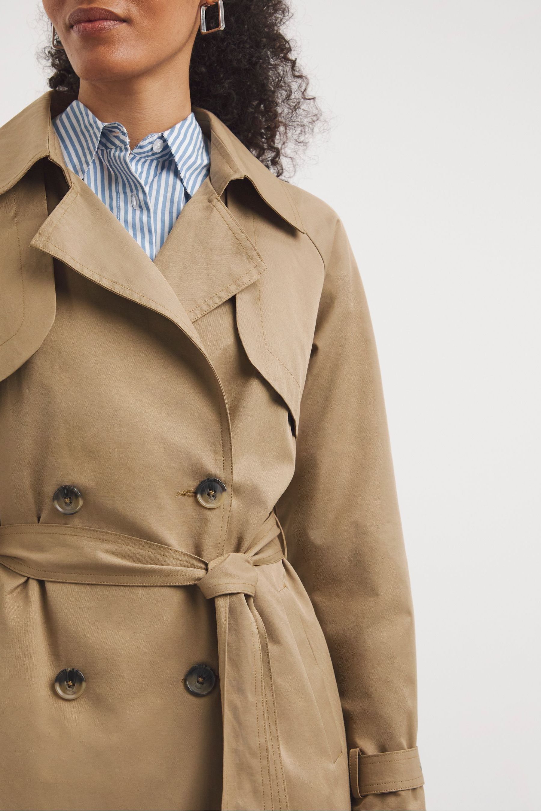 Buy JD Williams Camel Double Breasted Trench Coat from Next Germany