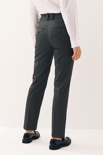 Grey Heavy Duty Tailored Slim Trousers