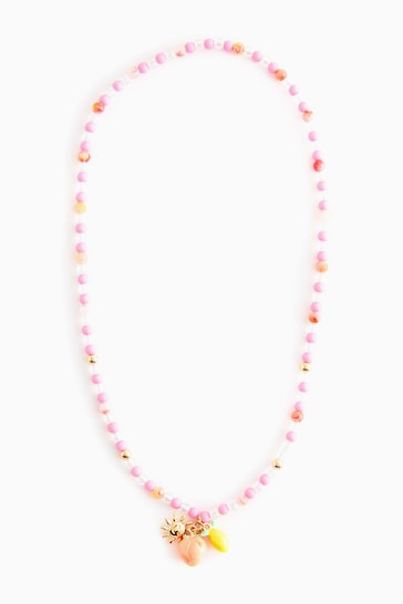 Pink Fruit and Sun Jewellery Set