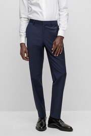 BOSS Blue Leon Wool Mix Suit Trousers - Image 1 of 6