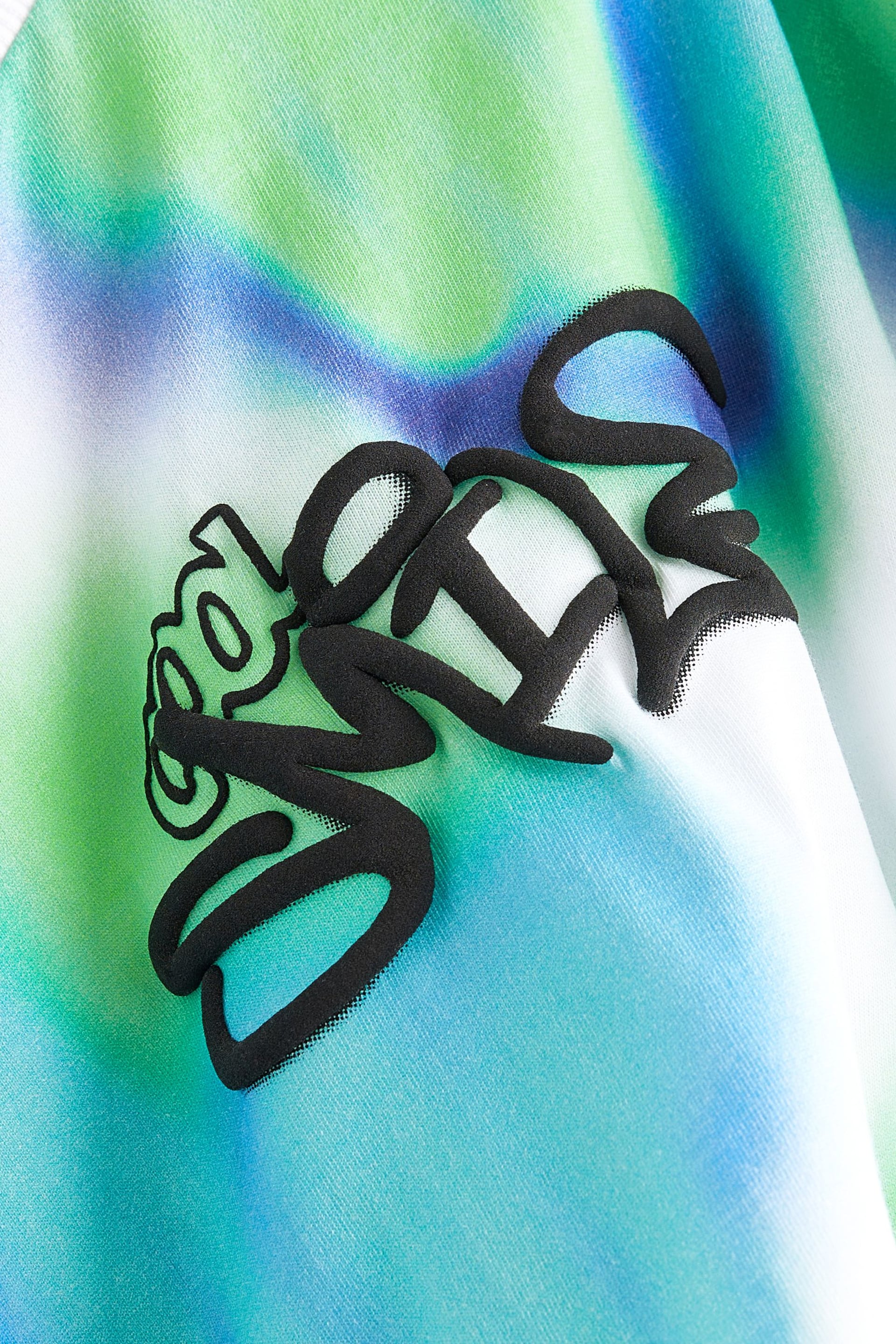 Blue/Green Short Sleeve Graffic T-Shirt (3mths-7yrs) - Image 7 of 7