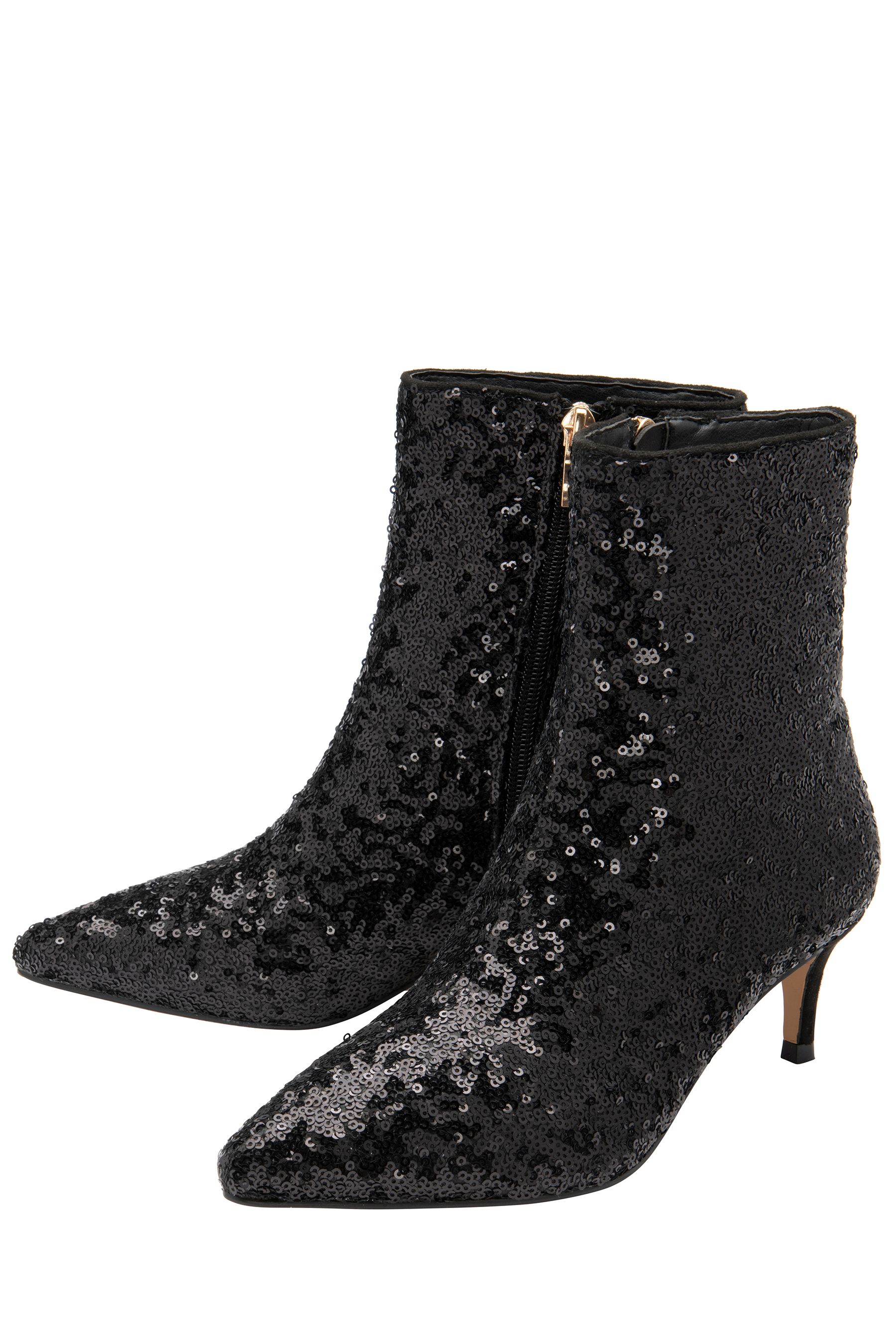 Ravel Stiletto Heel Zip Up Ankle Boots