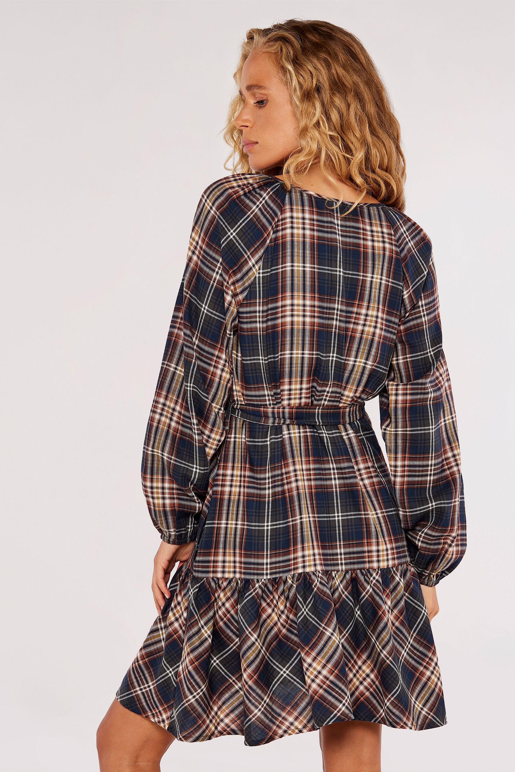 Long sleeve hotsell ruffle dress
