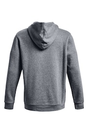 Under Armour Grey Under Armour Grey Essential Fleece Hoodie - Image 6 of 6