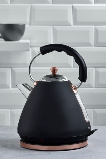 Black/Copper Pyramid Kettle