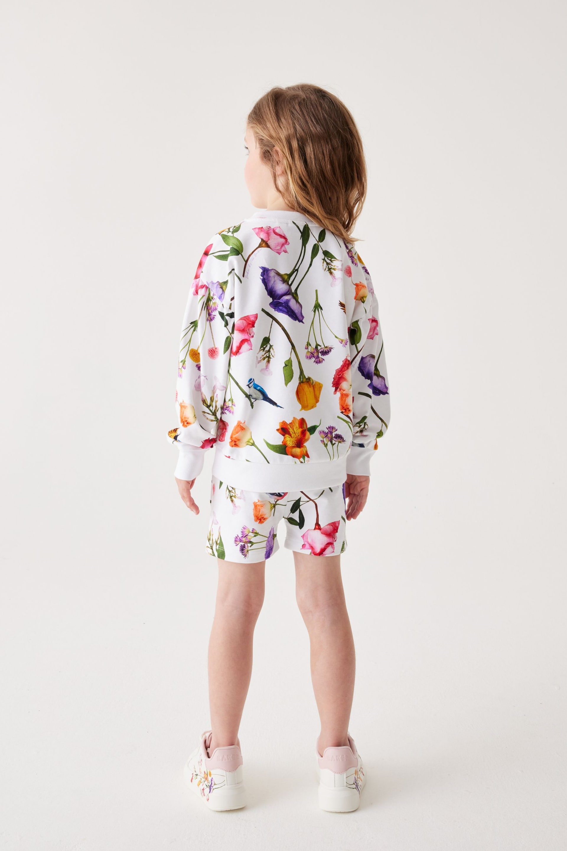 Baker by Ted Baker Floral White Sweater And Shorts Set - Image 4 of 10