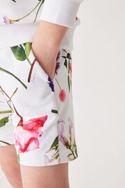 Baker by Ted Baker Floral White Sweater And Shorts Set - Image 6 of 10