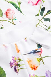 Baker by Ted Baker Floral White Sweater And Shorts Set - Image 9 of 10