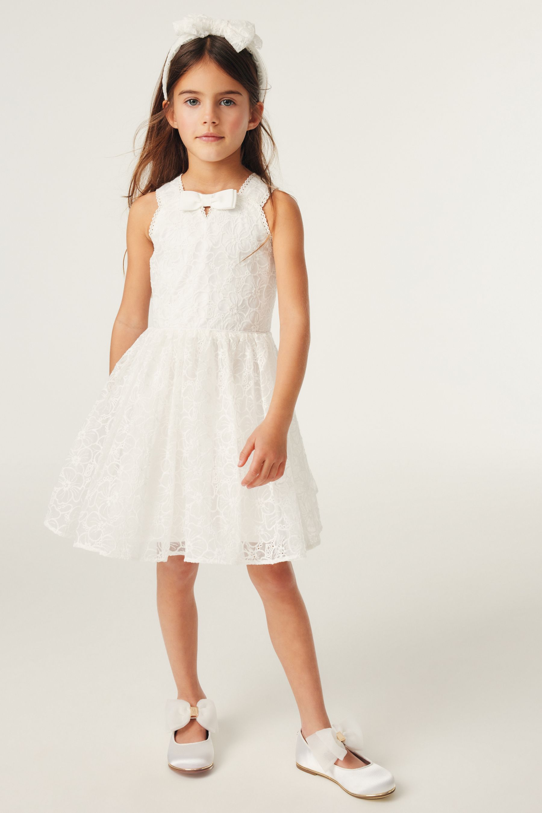 Buy Baker by Ted Baker Ivory Lace Occasion Dress from the Next UK online shop