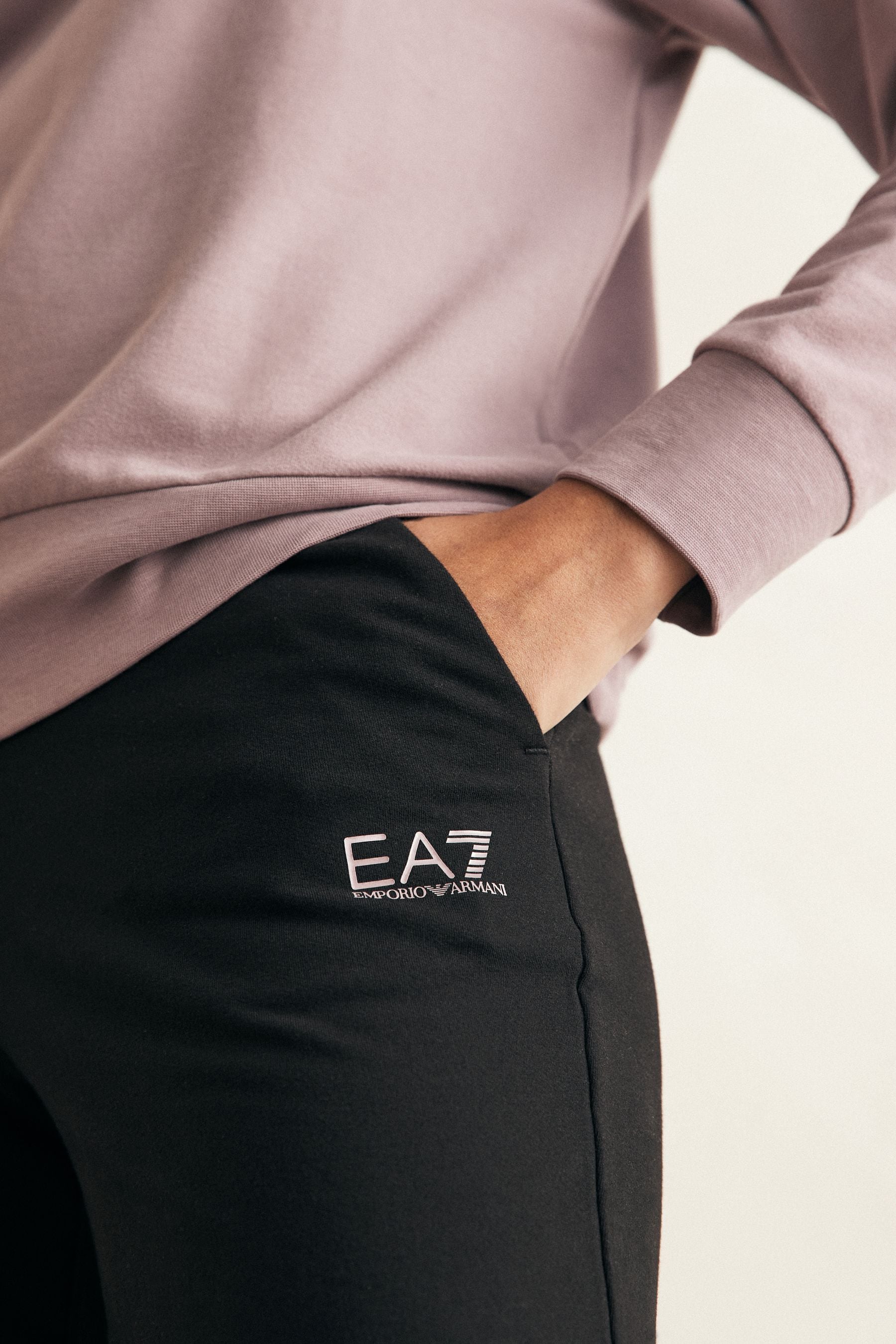 Emporio armani ea7 logo tracksuit on sale