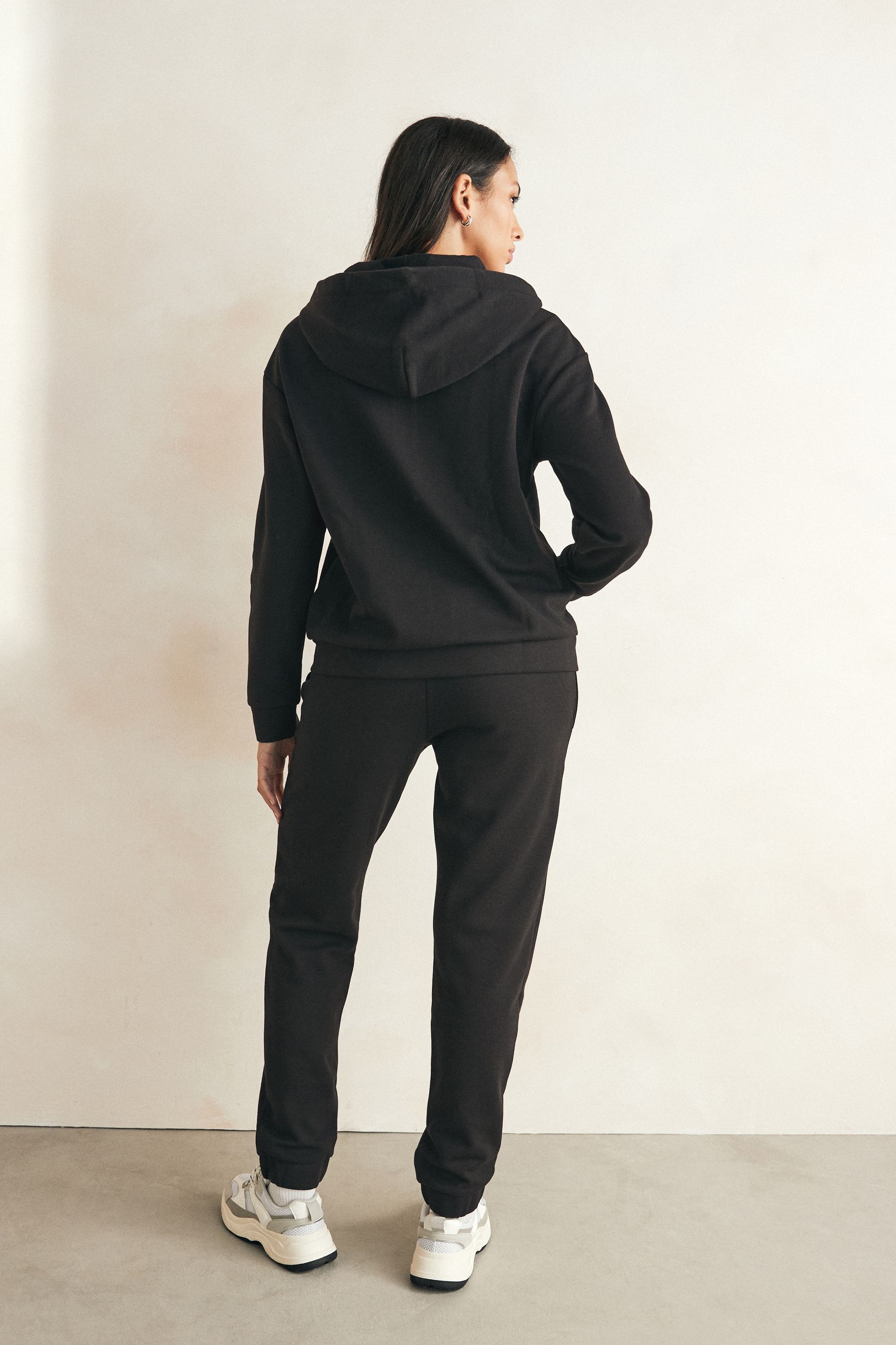 Buy Emporio Armani EA7 Logo Series Hoodie Black Tracksuit from Next Luxembourg