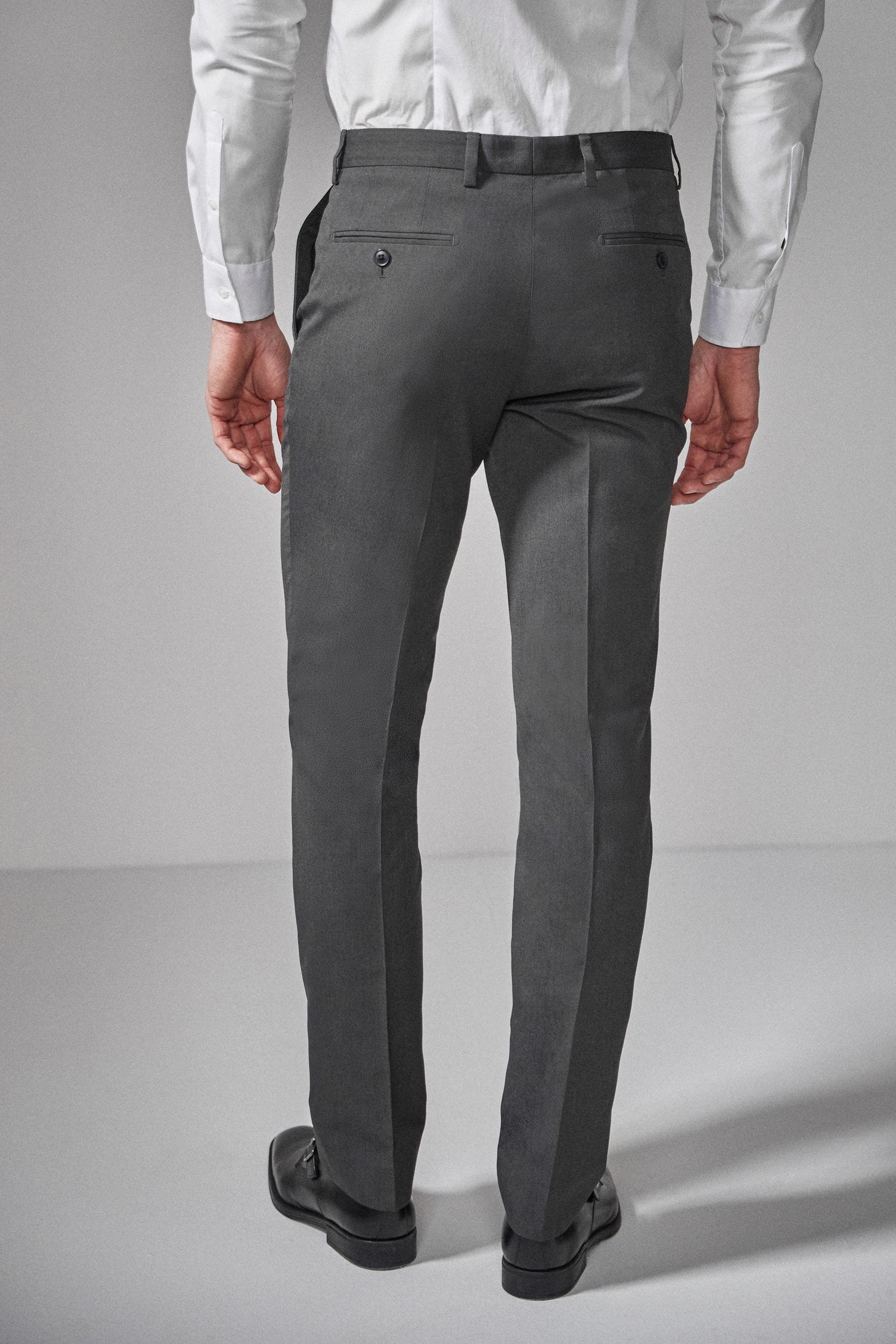 Solid Pictures Of Dark Grey Formal Trousers, Slim Fit at Rs 275/piece in  Bhilwara