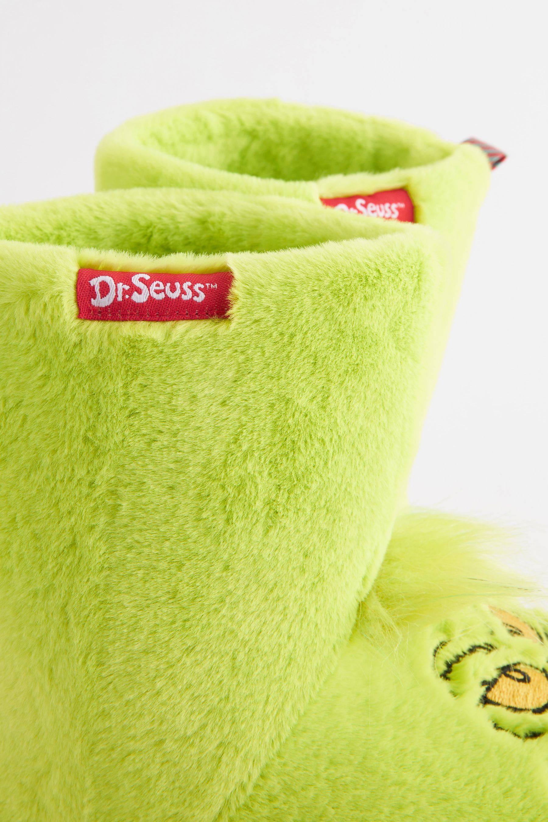 Buy Grinch Green Warm Lined Slipper Boots from Next Luxembourg