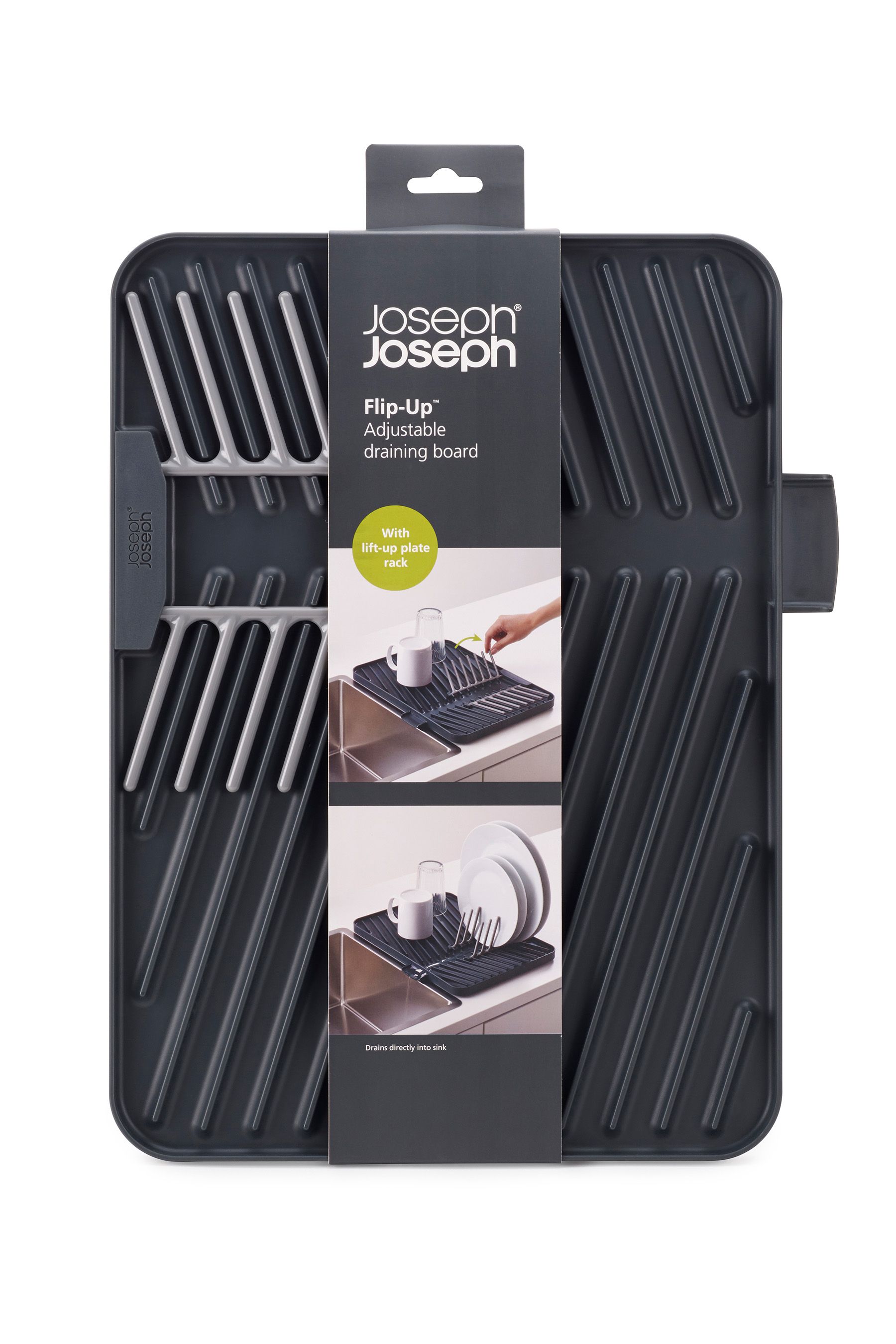 Joseph joseph flip up draining board grey outlet