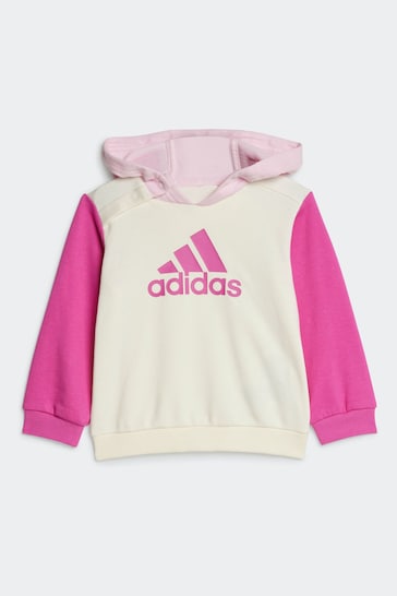 adidas Pink Sportswear Essentials Colorblock Tracksiut