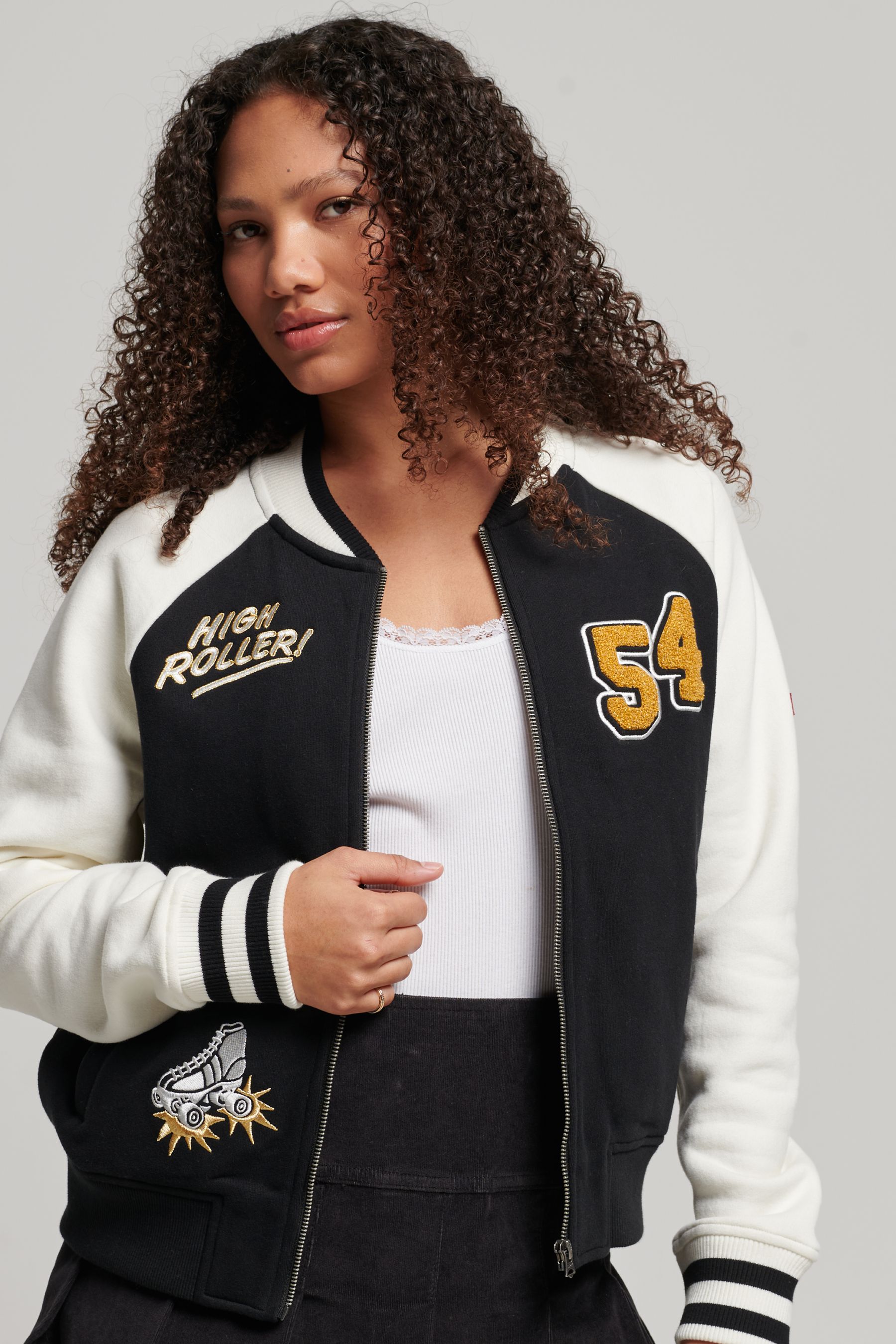 Collegiate bomber jacket best sale
