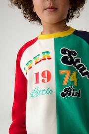 Little Bird by Jools Oliver Multi Colourful Sweatshirt - Image 3 of 7