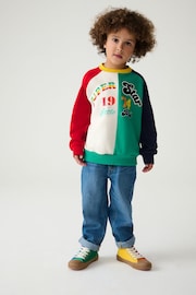 Little Bird by Jools Oliver Multi Colourful 100% Cotton Sweatshirt - Image 4 of 7