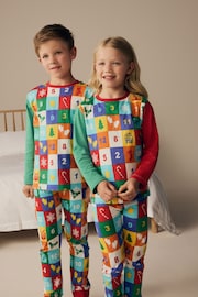 Little Bird by Jools Oliver Childrens Colourful Christmas Advent Calendar Pyjamas - Bild 1 von 8