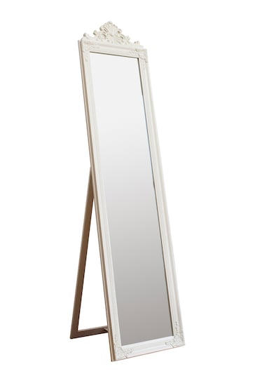 Gallery Home White Darley Cheval Mirror