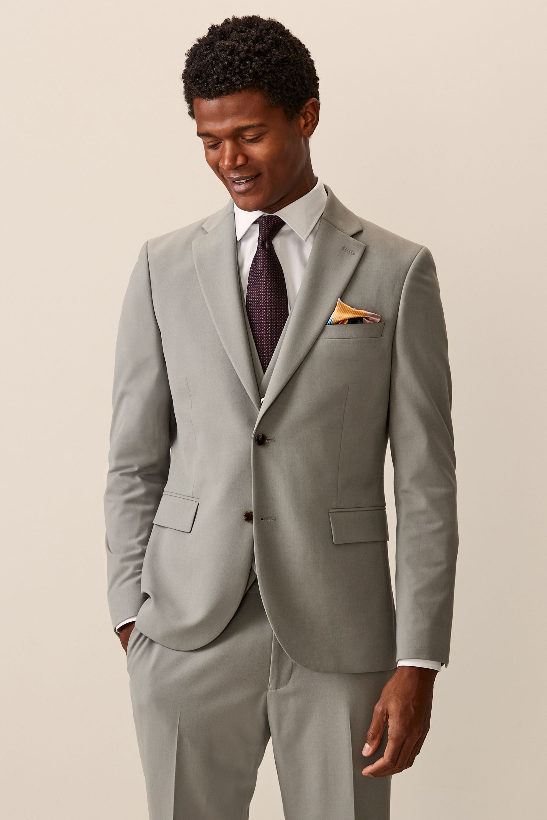 Cement colour blazer online