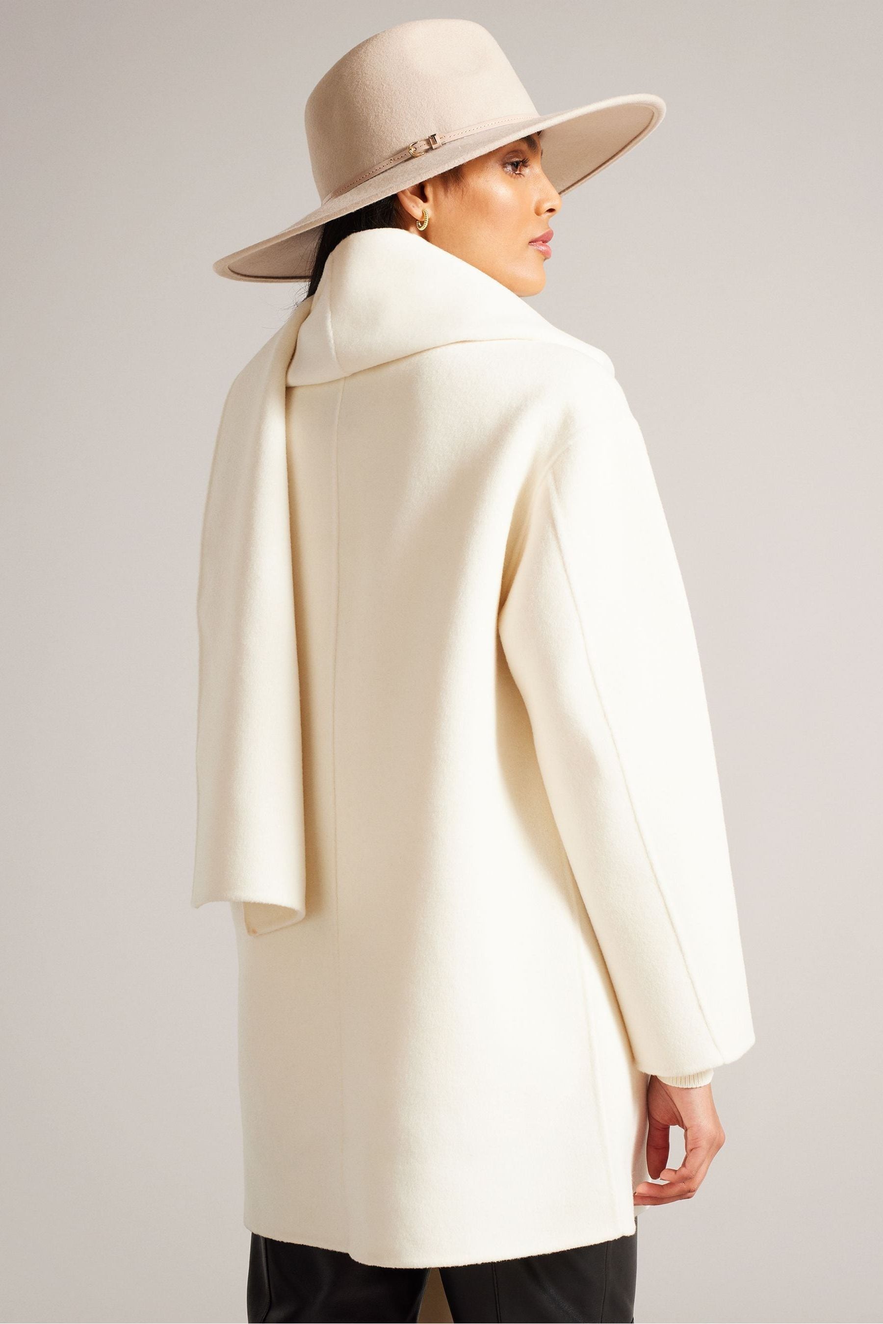 Ted baker cream coat deals