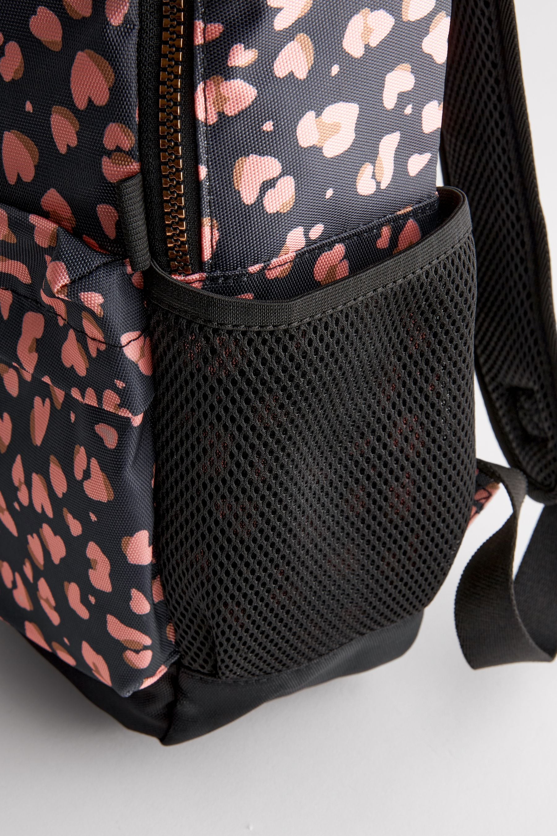 Buy Black Pink Leopard Print Backpack from the Next UK online shop