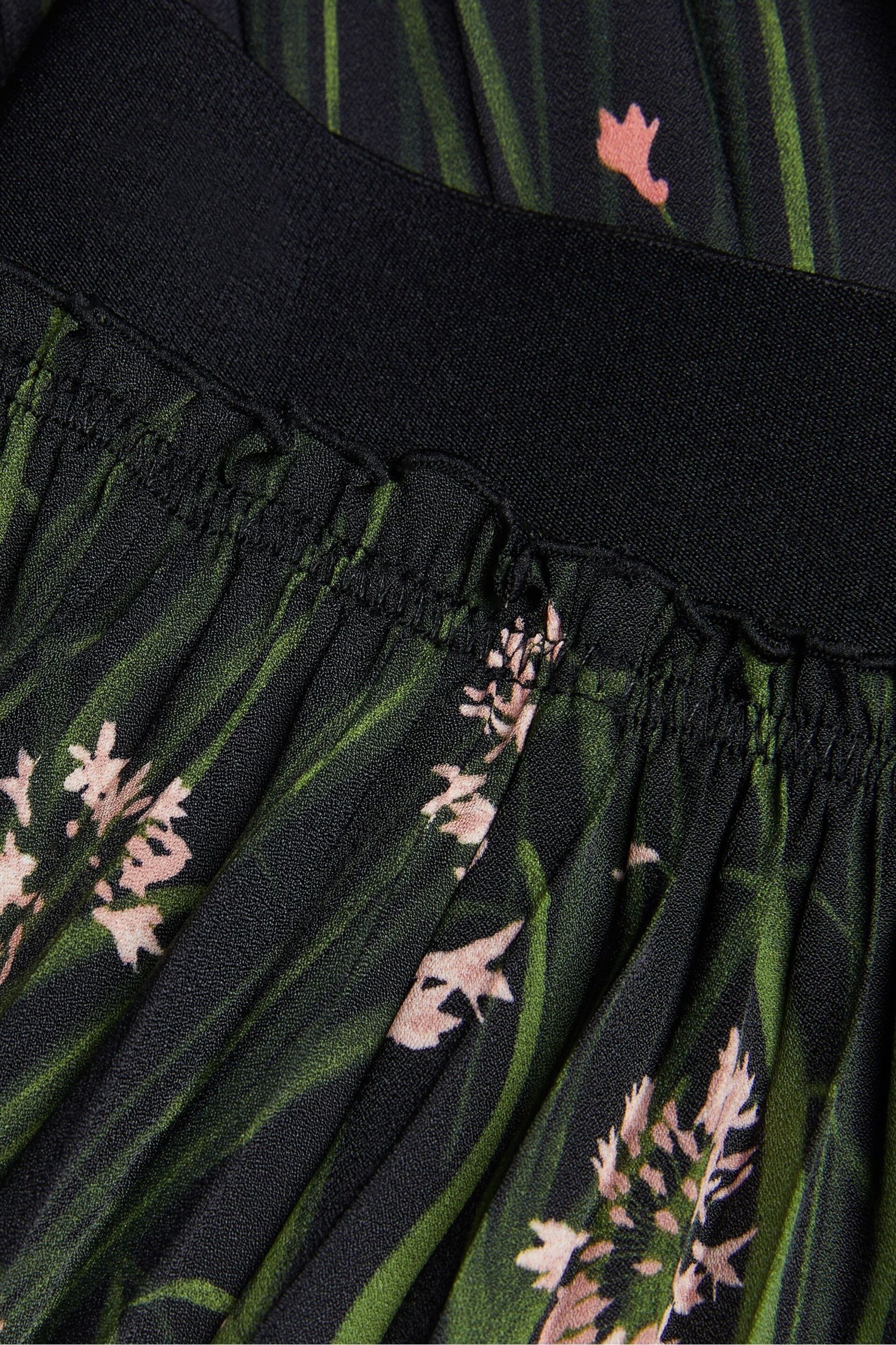 Ted Baker Black Pleated Enricaa Skirt - Image 3 of 3