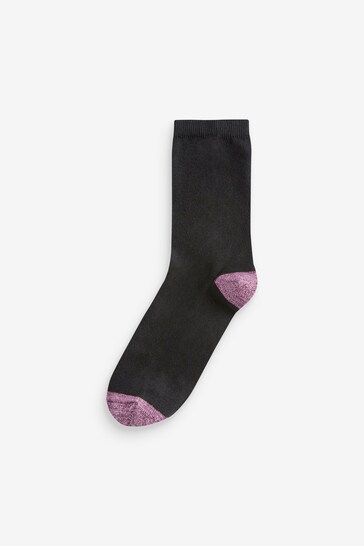 Black Ankle Socks 4 Pack