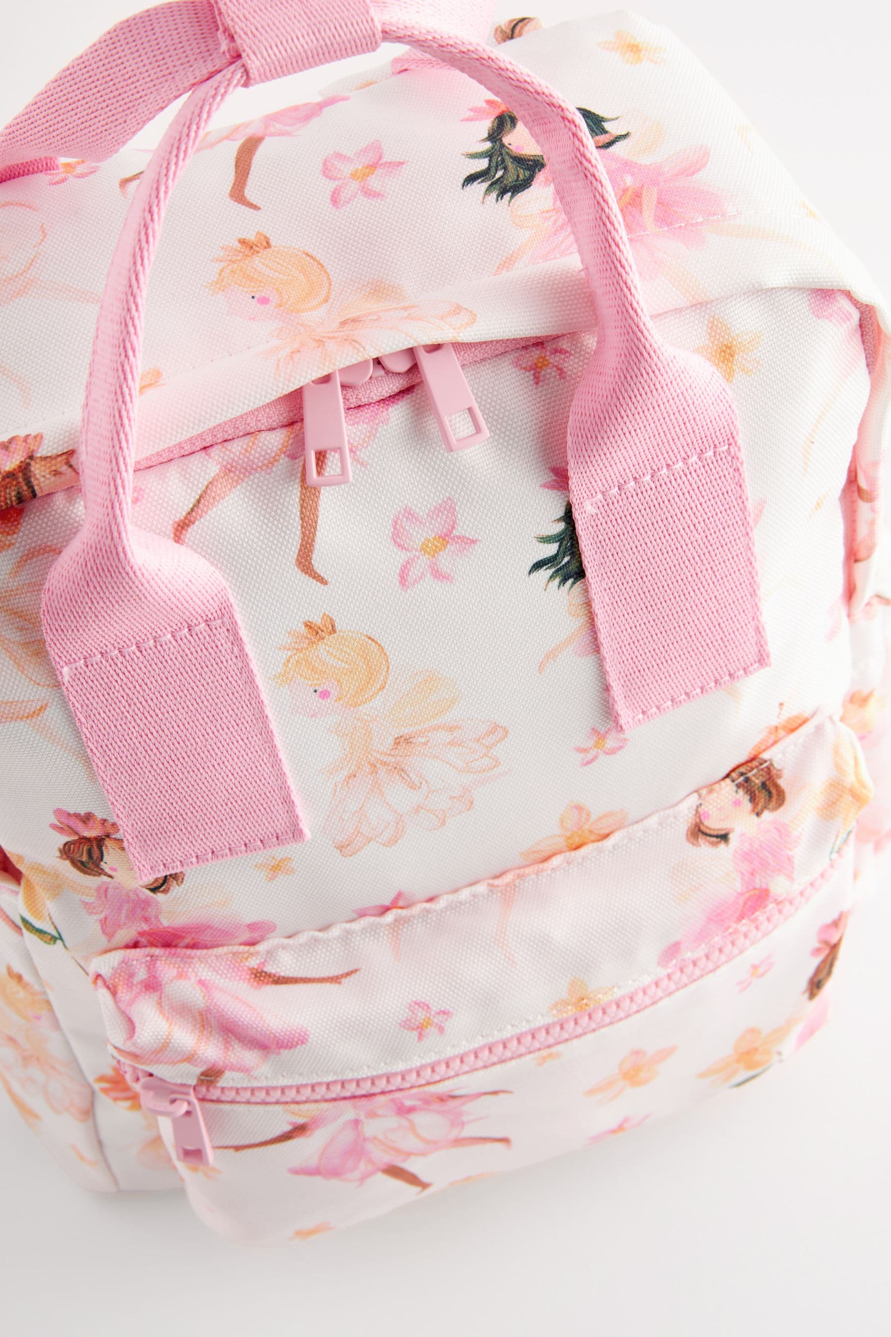 Buy Pink White Fairy Small Handle Backpack from Next Canada