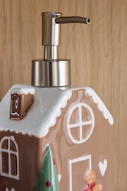 Brown Christmas Gingerbread House Soap Dispenser - Image 2 of 7