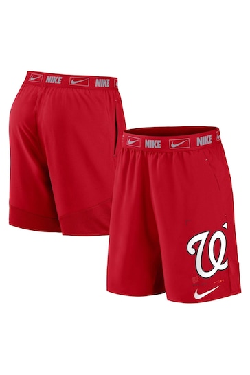 Nike Red Washington Nationals Bold Express Woven Shorts
