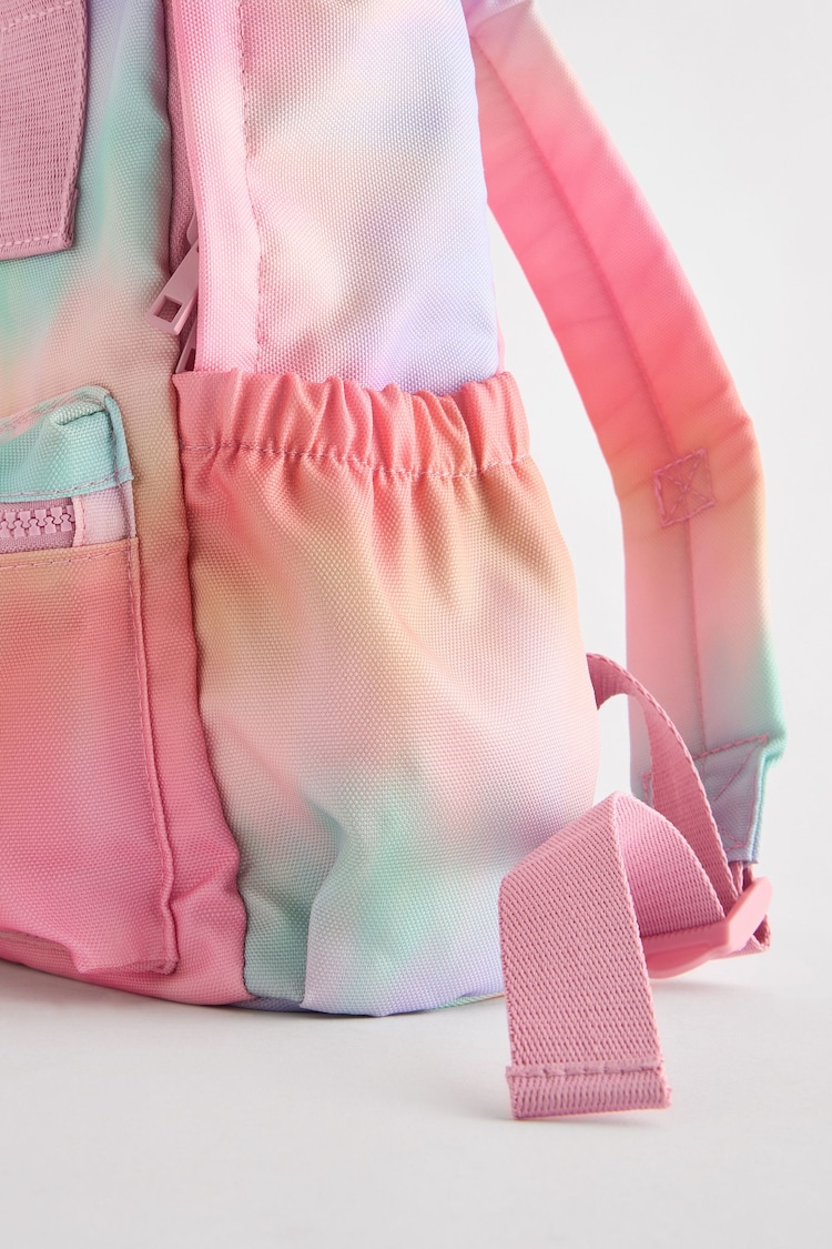 Multi Ombre Rainbow Small Handle Backpack - Image 6 of 6