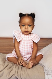 The Little Tailor Baby Cotton Muslin Playsuit - Image 1 of 7