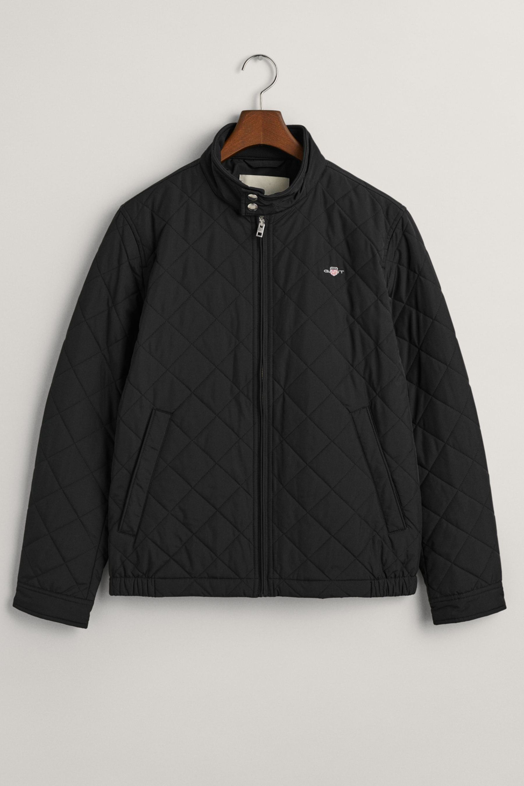 Buy GANT Black Quilted Windcheater Jacket from Next Canada