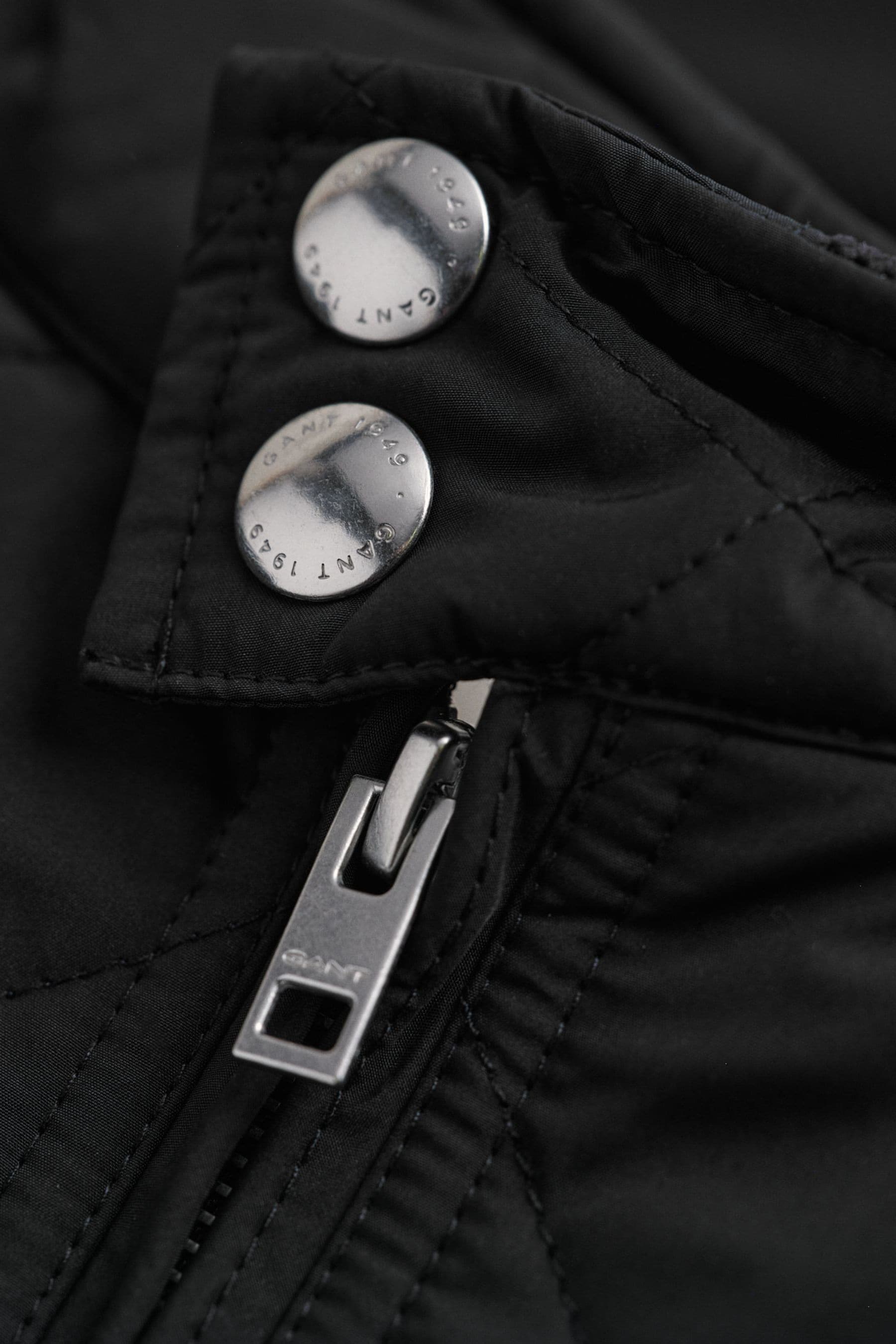Buy GANT Black Quilted Windcheater Jacket from Next Canada