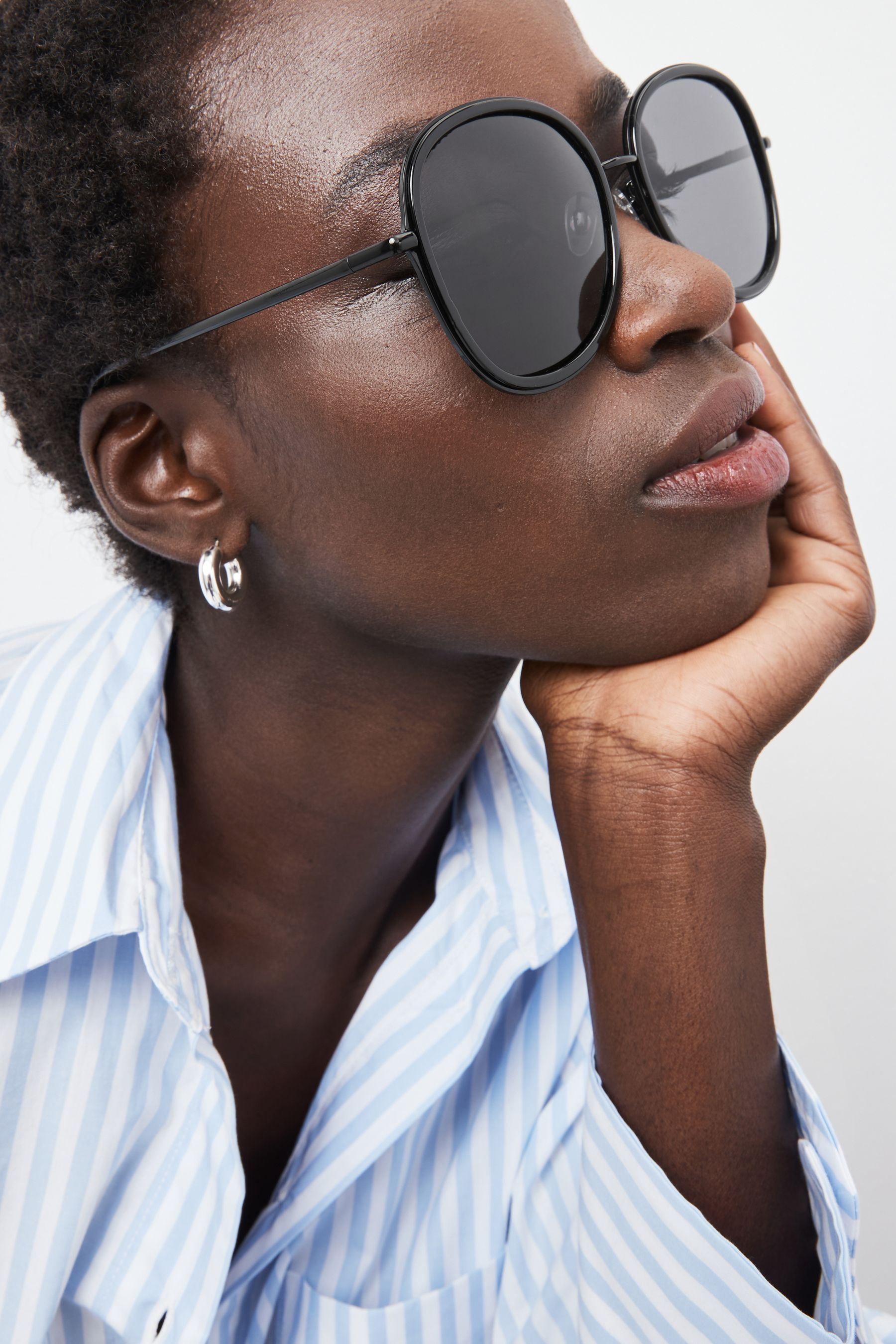 Large sales circle sunglasses