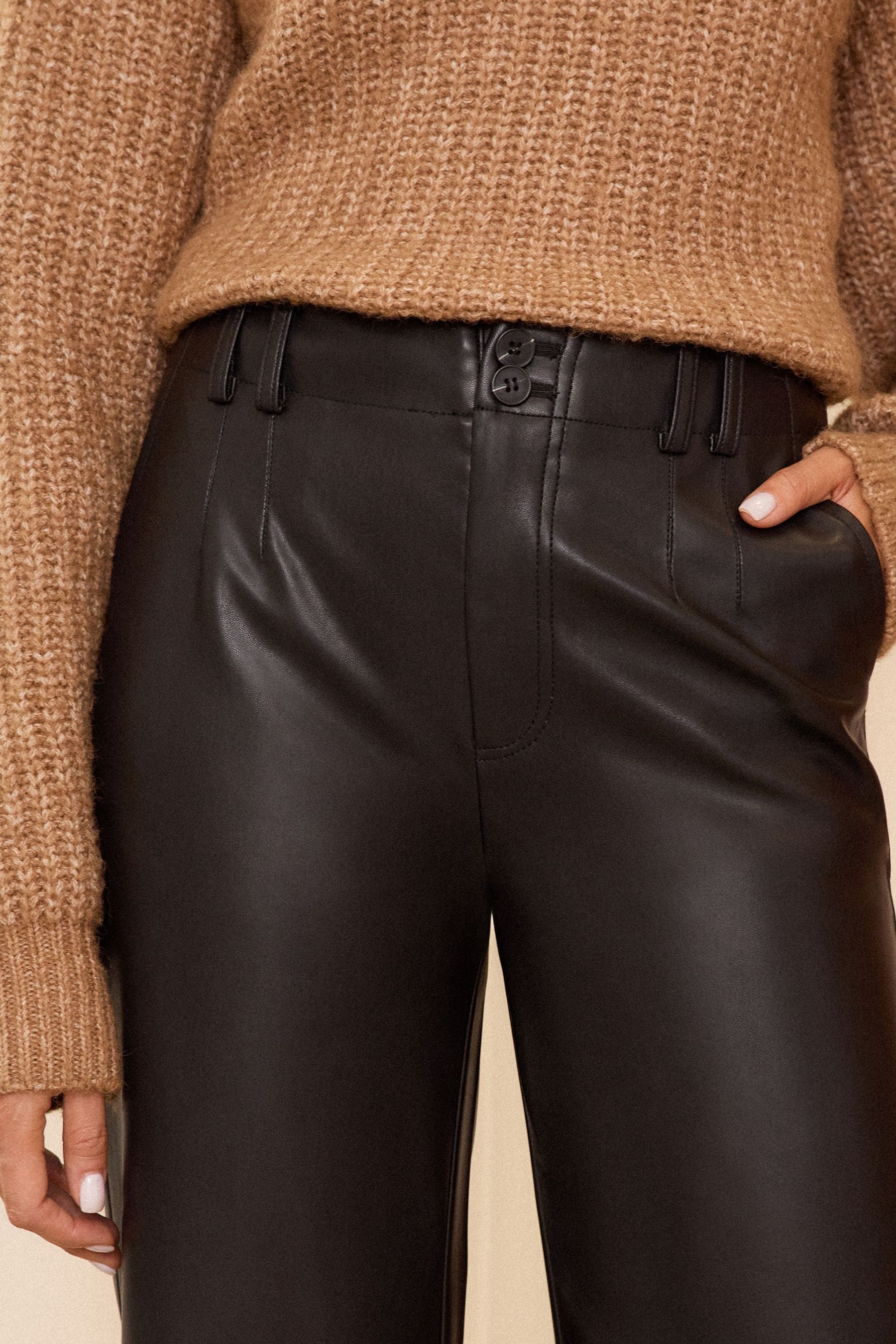 Leather trousers next shop
