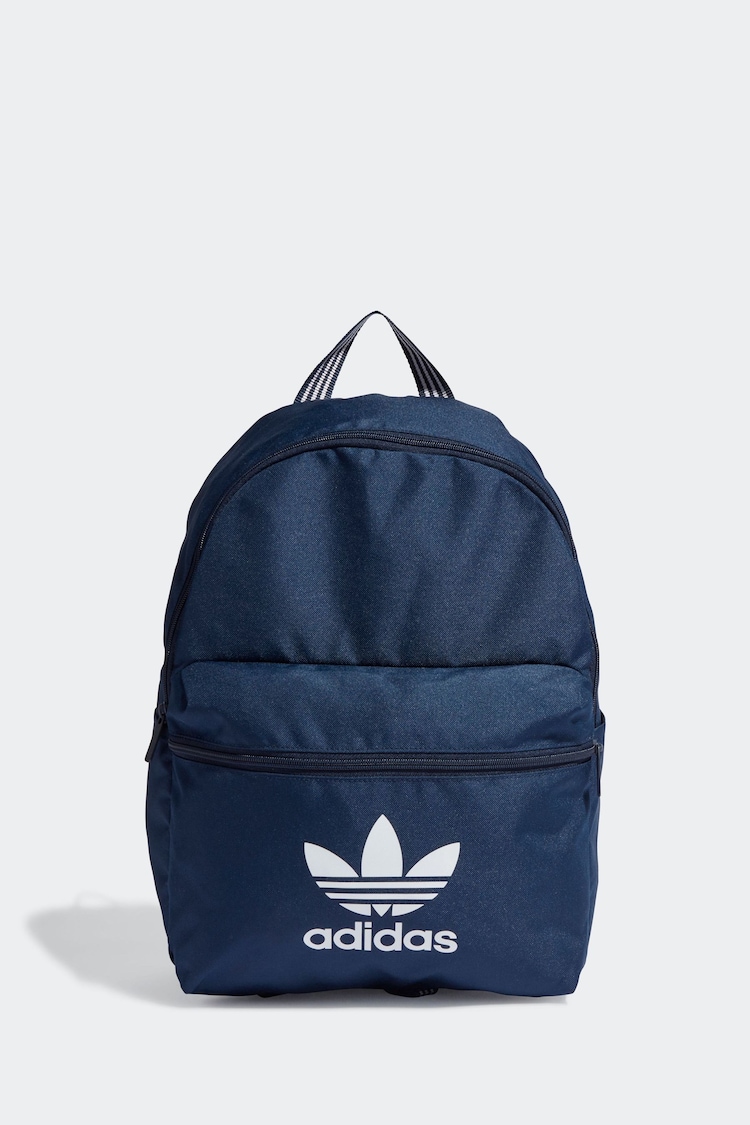 adidas Originals Navy Adicolour Backpack - Image 1 of 7