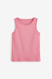 Multi Pastel Pink Vest 5 Pack (1.5-16yrs) - Image 5 of 8