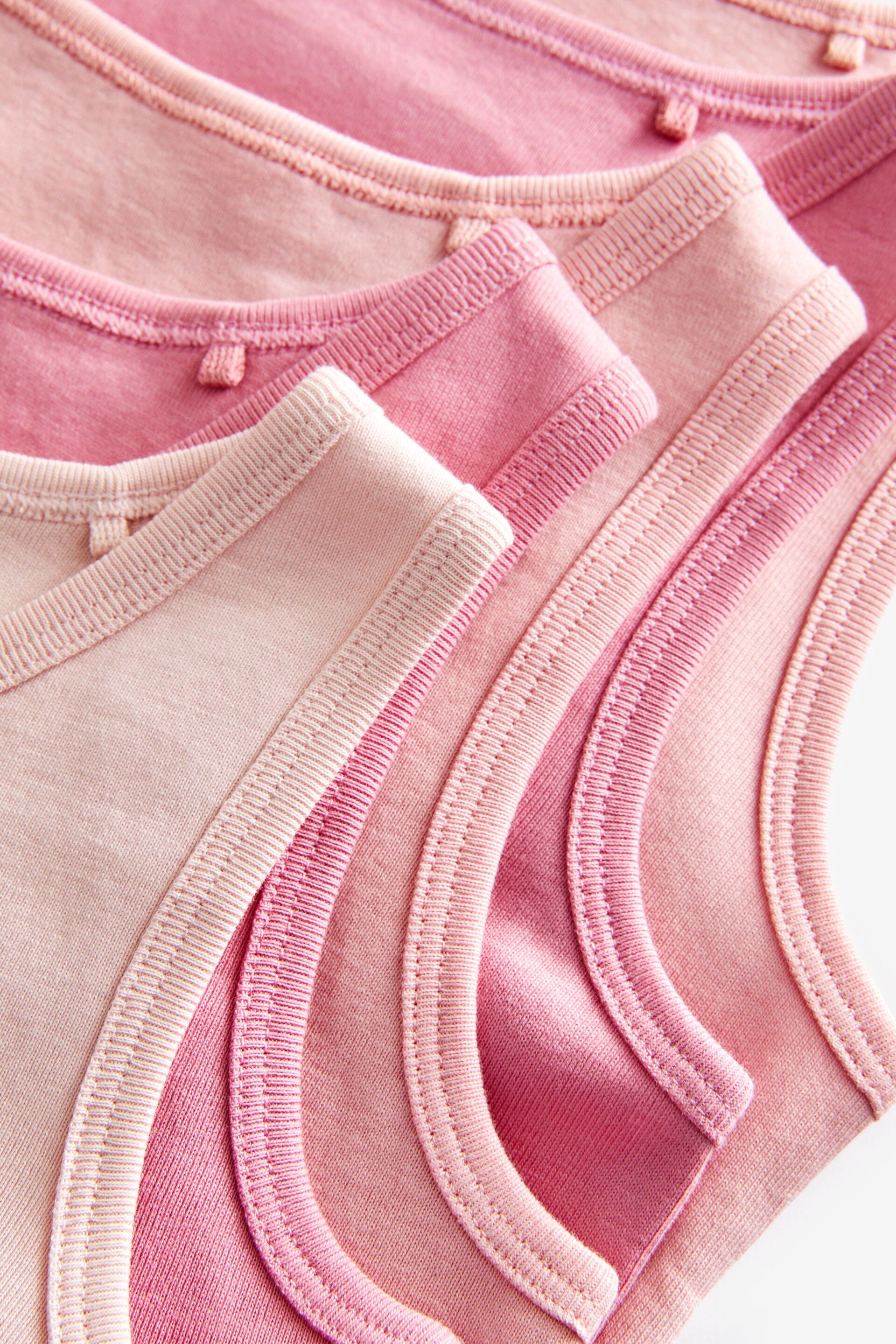 Multi Pastel Pink Vest 5 Pack (1.5-16yrs) - Image 8 of 8