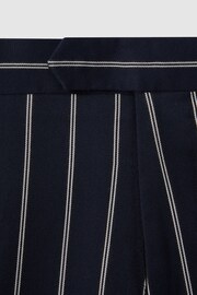 Reiss Navy/White Lake Striped Side Adjuster Shorts - Image 6 of 6