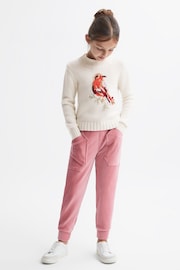 Reiss Ivory River Senior Casual Knitted Robin Jumper - Image 3 of 6