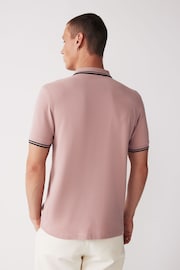 Fred Perry Mens Twin Tipped Polo Shirt - Image 3 of 4